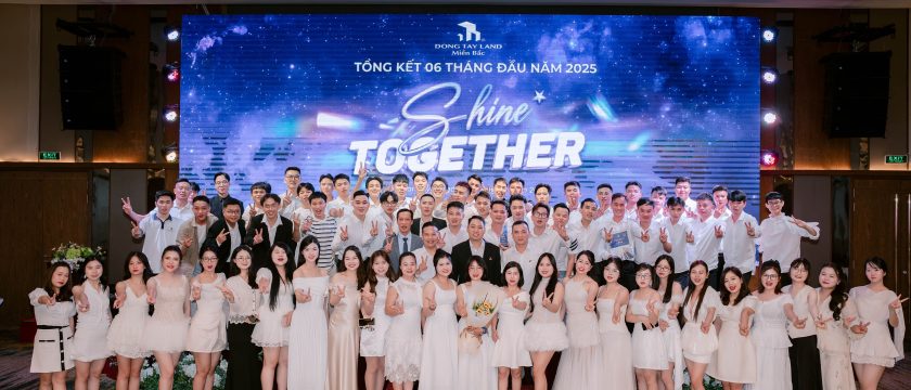 Gala Dinner – Chủ đề ” Shine Together” cùng Đông Tây Land
