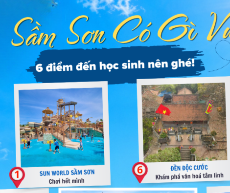 6 Địa Điểm Tham Quan Sầm Sơn Cho Học Sinh Nên Ghé